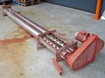 Doppelte VA Rohrschneckenförderer 4300 x 2x200 mm