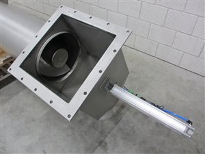 Schneckenförderer 350 x 2100 mm - einseitig gelagert