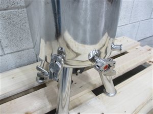 Edelstahl-Druckbehälter mit Rührwerk - 25 Liter