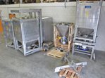 IBC-Behälter-Mischer mit Befüll- und Entleervorrichtung