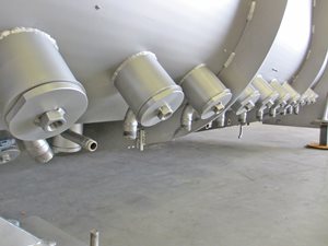 Doppelwellen Paddelmischer - VA - 6000 Liter - Direktdampf