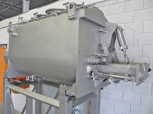 Doppelwellen Paddelmischer - 600 Liter - Edelstahl - beheizbar