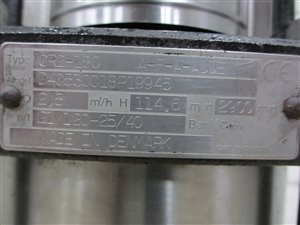 Grundfos CR 2-180 A-F-A-AUUE mehrstufige Kreiselpumpe