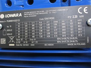 Lowara SVH14N022T/4 Kreiselpumpe mit Hydrovar-Pumpensteuerung
