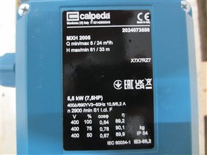 Calpeda MXH 2005 mehrstufige Kreiselpumpe