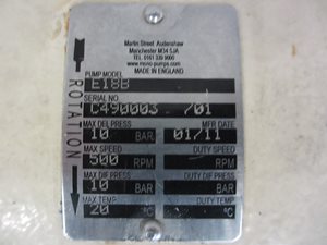 Mono Epsilon Exzenterschneckenpumpe 14,7 m3/h 10 bar