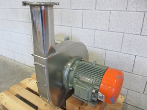 Edelstahlgebläse für Pulverförderung 5,5 kW