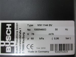 Busch Mink MM 1144 BV Vakuumpumpe