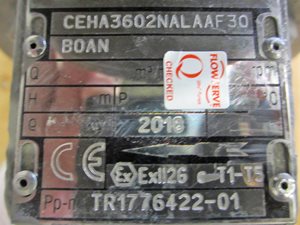 Seitenkanalpumpe SIHI CEHA 3602 (5 m3/h – 8 m) - ungebraucht