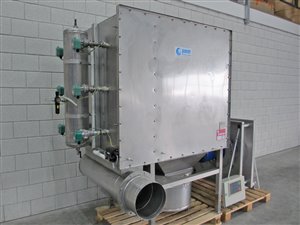 Druckluftabgereinigter Staubfilter 7000 m3/h - 96 m2 - Edelstahl - Atex