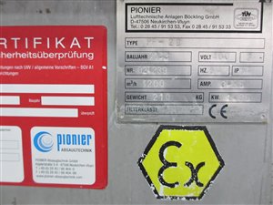 Pionier PF-2B Entstauber aus Edelstahl