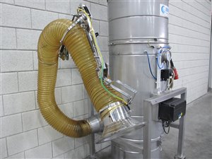 Pionier PF-2B Entstauber aus Edelstahl