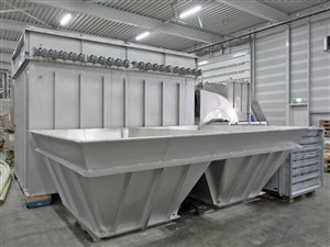 Staubfilter 25000 m³/h druckluftgereinigt