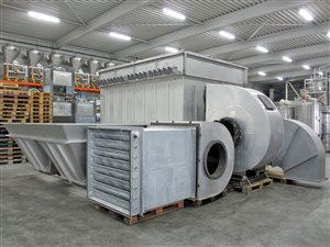 Staubfilter 25000 m³/h druckluftgereinigt