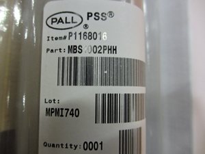 Pall PSS MBS100 2 PH H Filterelement - 1000 style - Neu !