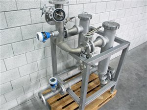 Filter-Set mit 2x DN100-Winkelrohrfilter