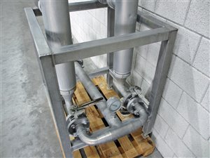 Filter-Set mit 2x DN100-Winkelrohrfilter