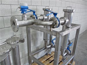 Filter-Set mit 2x DN100-Winkelrohrfilter