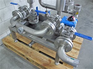 Filter-Set mit 2x DN65-Winkelrohrfilter