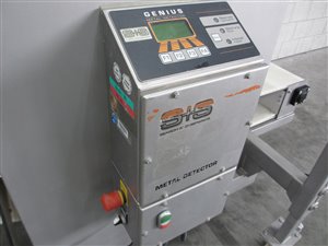 S+S Sesotec Unicon-W Metalldetektor mit Förderband