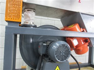Vibrationssieb - 2 Decks - 3 Fraktionen - mit Luftstrom