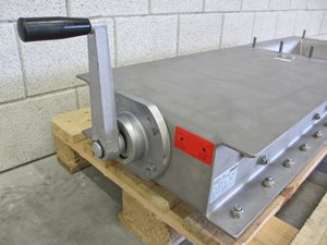 Jaudt Flachschieber 300x450 Edelstahl