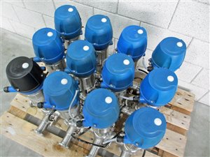 GEA Varivent-Ventilknoten mit doppelwandigem Gehäuse