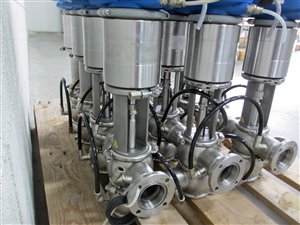 GEA Varivent-Ventilknoten mit doppelwandigem Gehäuse