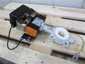 EBRO Armaturen DN 150 pneumatisch betätigte Absperrklappe