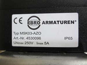 EBRO Armaturen DN 150 pneumatisch betätigte Absperrklappe