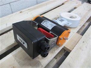 EBRO Armaturen DN 80 pneumatisch betätigte Absperrklappe