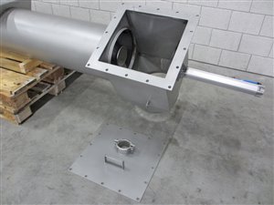 Schneckenförderer 350 x 2100 mm - einseitig gelagert