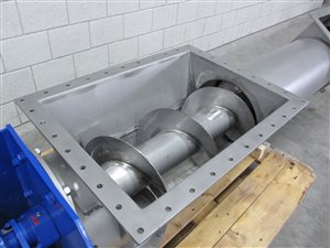 Schneckenförderer 350 x 2100 mm - einseitig gelagert