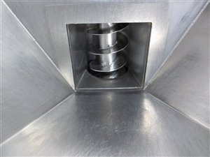 Mobile Steigschnecke mit Einlauftrichter