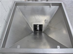 Mobile Steigschnecke mit Einlauftrichter