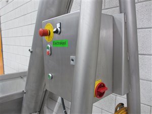 Mobile Steigschnecke mit Einlauftrichter