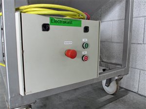 Van Beek KR 100 mobile Steigschnecke mit Einfülltrichter