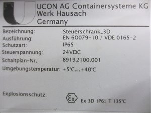 Ucon BPK 2 IBC Dosierstation für Abfüllung von Bag-in-Box Verpackung