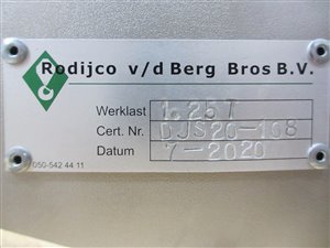 Big Bag Traverse - 1250 kg Tragfähigkeit - Edelstahl