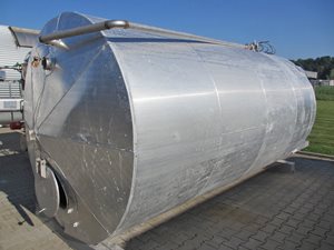 10.000 Liter Edelstahlbehälter - elektrischen Beheizung - Isoliert