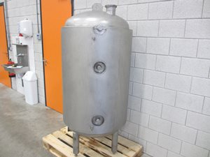 500 Liter doppelwandige Behälter aus Edelstahl - 1.4401