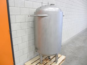 500 Liter doppelwandige Behälter aus Edelstahl - 1.4401