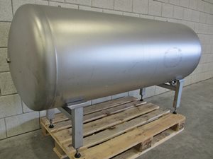 500 Liter Druckbehälter aus Edelstahl - 3 bar