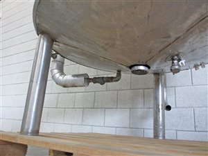 Mischbehälter 1000 Liter - Wärmetauscher - Isolierung