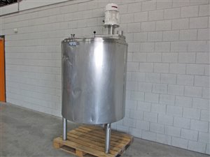 Mischbehälter 1000 Liter - Wärmetauscher - Isolierung