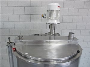 Mischbehälter 1000 Liter - Wärmetauscher - Isolierung