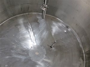 Mischbehälter 1000 Liter - Wärmetauscher - Isolierung