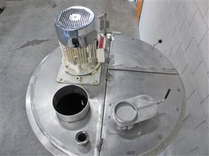Mischbehälter mit High Shear Mischer - Wärmetauscher - Isolierung - 1000 Liter
