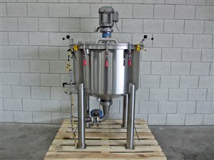 150-Liter-Edelstahltank mit Leitstrahlmischer