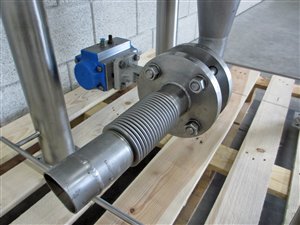 150-Liter-Edelstahltank mit Leitstrahlmischer